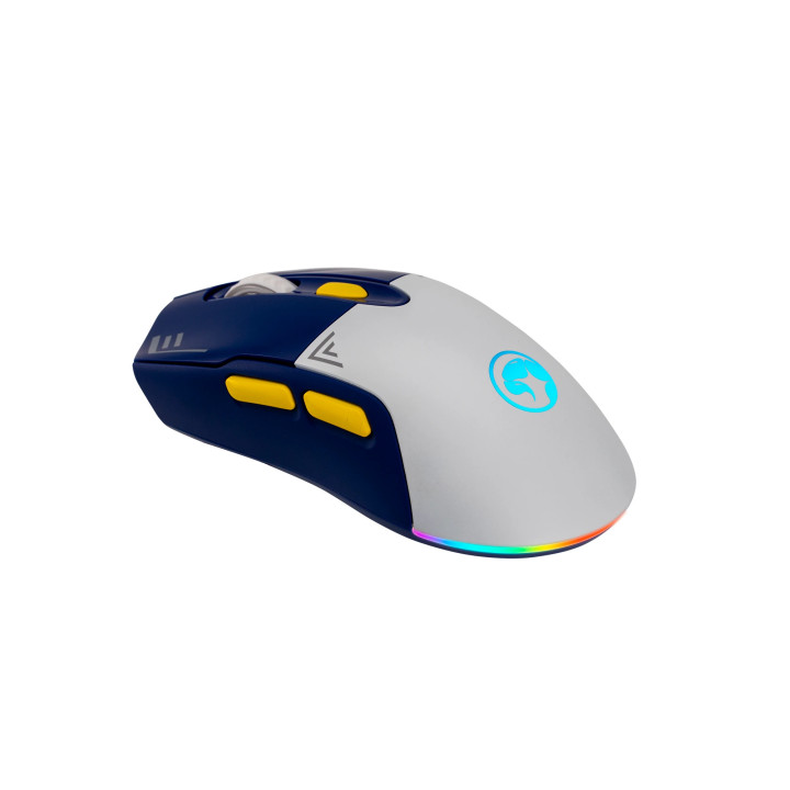 Bluetooth геймърска мишка Marvo Duke 20 White G803W WB, 4800dpi, 2.4G, Bluetooth - MARVO-M803W-WB