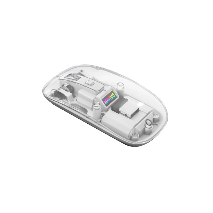 Bluetooth мишка Marvo M810W White, 1600dpi, 2.4G, Bluetooth - MARVO-M810W-WH