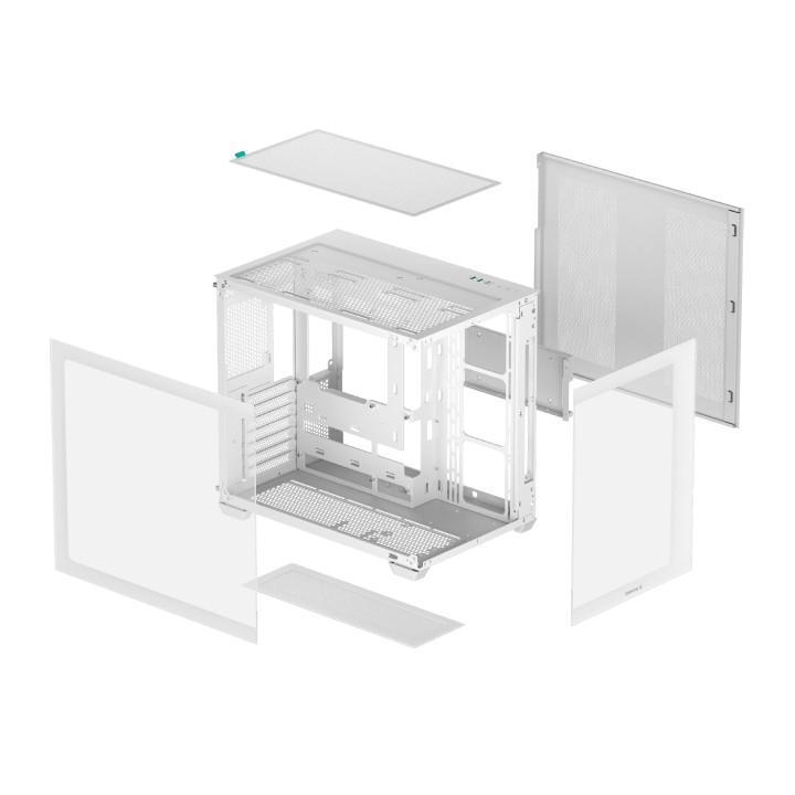 Кутия за компютър DeepCool CG530 White, ATX - R-CG530-WHNDA0-G-1