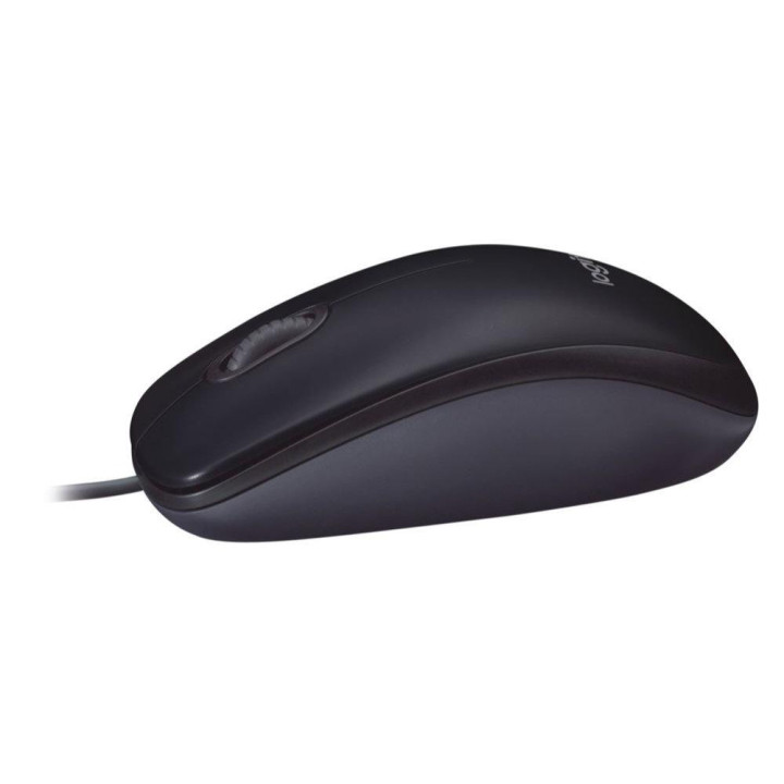 Жична мишка Logitech M90, USB, Черен - 910-001793