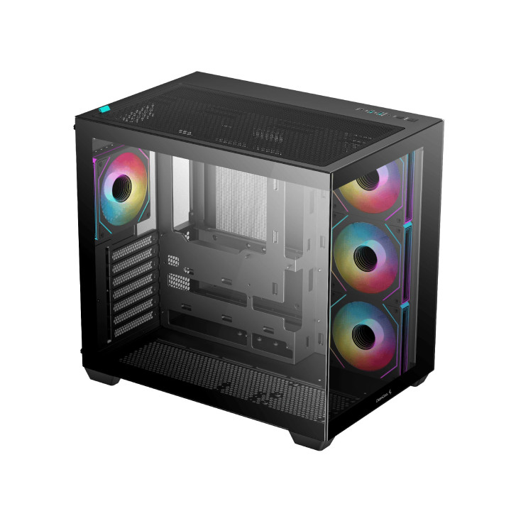 Кутия за компютър DeepCool CG530 4F, ATX, включени 4бр вентилатори ARGB - R-CG530-BKADA4-G-1