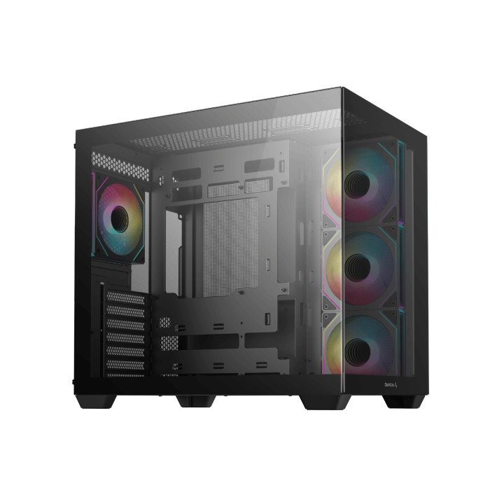 Кутия за компютър DeepCool CG530 4F, ATX, включени 4бр вентилатори ARGB - R-CG530-BKADA4-G-1