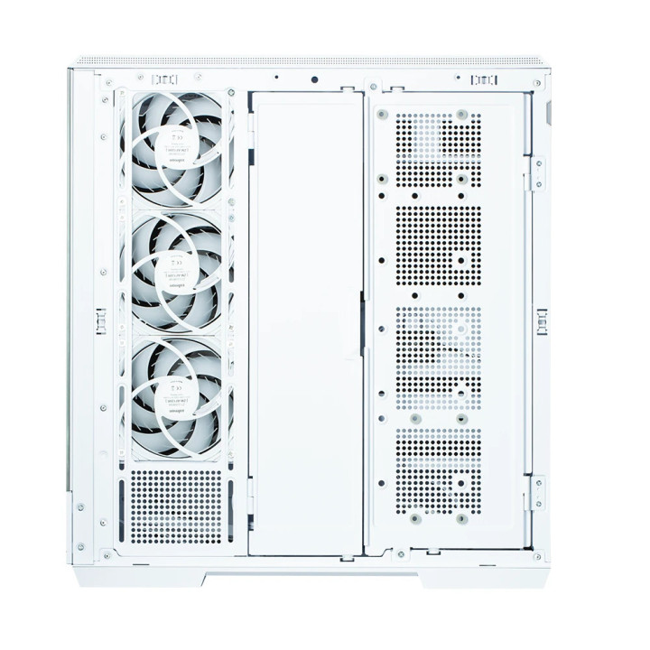 Кутия за компютър Zalman P50 DS White, ATX, Digital Display, Addressable RGB - ZM-P50-DS-WH
