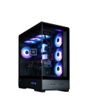 Кутия за компютър Zalman P50 DS Black, ATX, Digital Display, Addressable RGB - ZM-P50-DS-BK