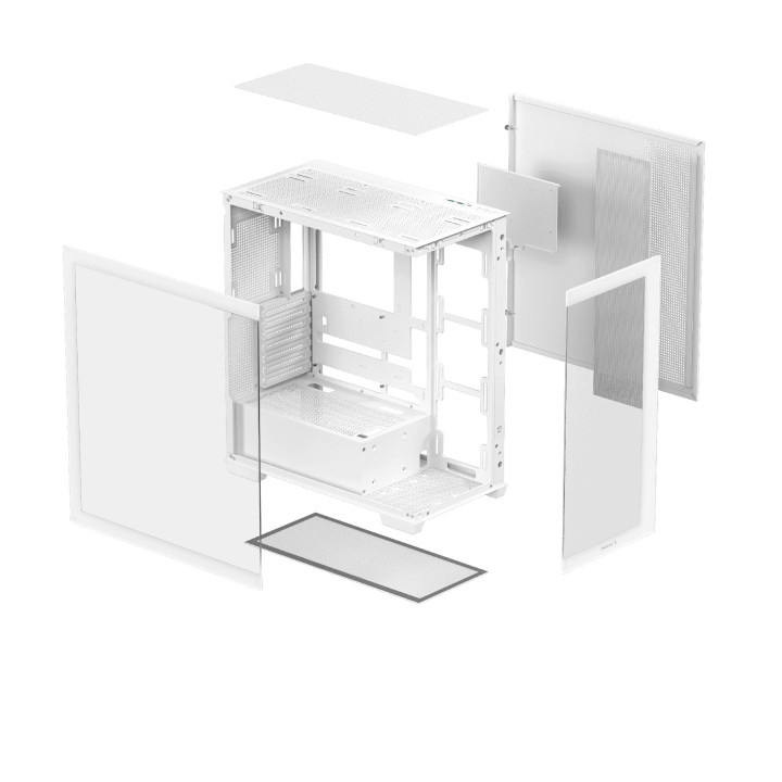 Кутия за компютър DeepCool CG580 WHITE, ATX  - R-CG580-WHNDA0-G-1