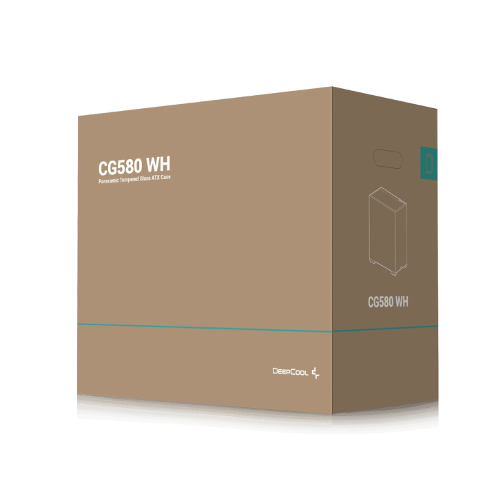 Кутия за компютър DeepCool CG580 WHITE, ATX  - R-CG580-WHNDA0-G-1