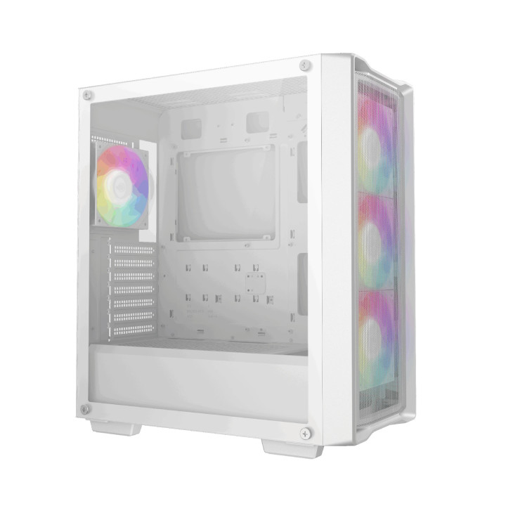 Кутия за компютър DeepCool CC560 MESH White v2, ATX - R-CC560-WHAMA4-G-2