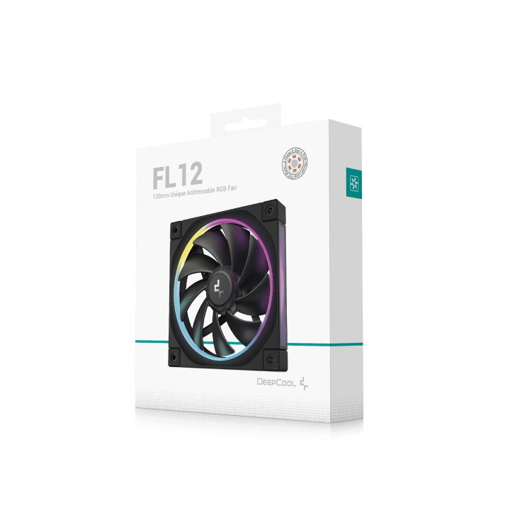 Вентилатор DeepCool FL12, Fan 120mm aRGB - R-FL12-BKAPN1-G