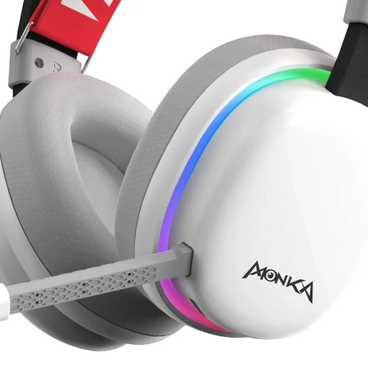 Bluetooth геймърски слушалки Marvo Monka Echo RS, Bluetooth, 2.4G, RGB - MARVO-HG9070W