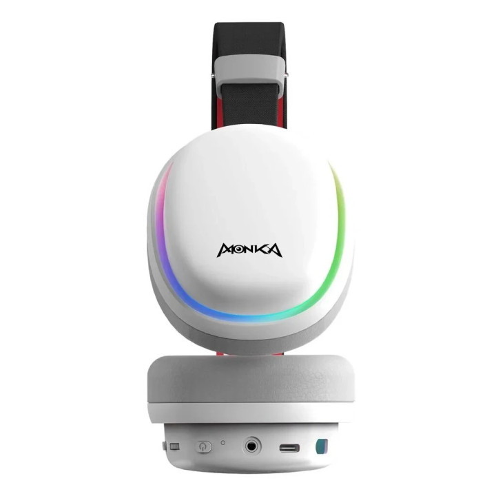 Bluetooth геймърски слушалки Marvo Monka Echo RS, Bluetooth, 2.4G, RGB - MARVO-HG9070W