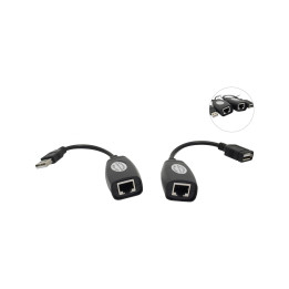 Удължител USB Vcom Extension over LAN - USB AM / AF - CU824