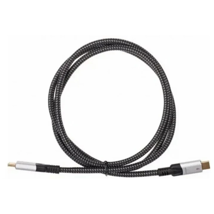 Кабел VCom USB4.0 USB-C/USB-C 40Gbps, 240W - CU560-1.2m