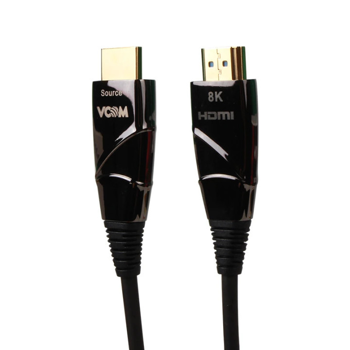 Активен оптичен кабел Vcom Active Optical Cable HDMI V2.1 M/M 15m - D3743-15.0m