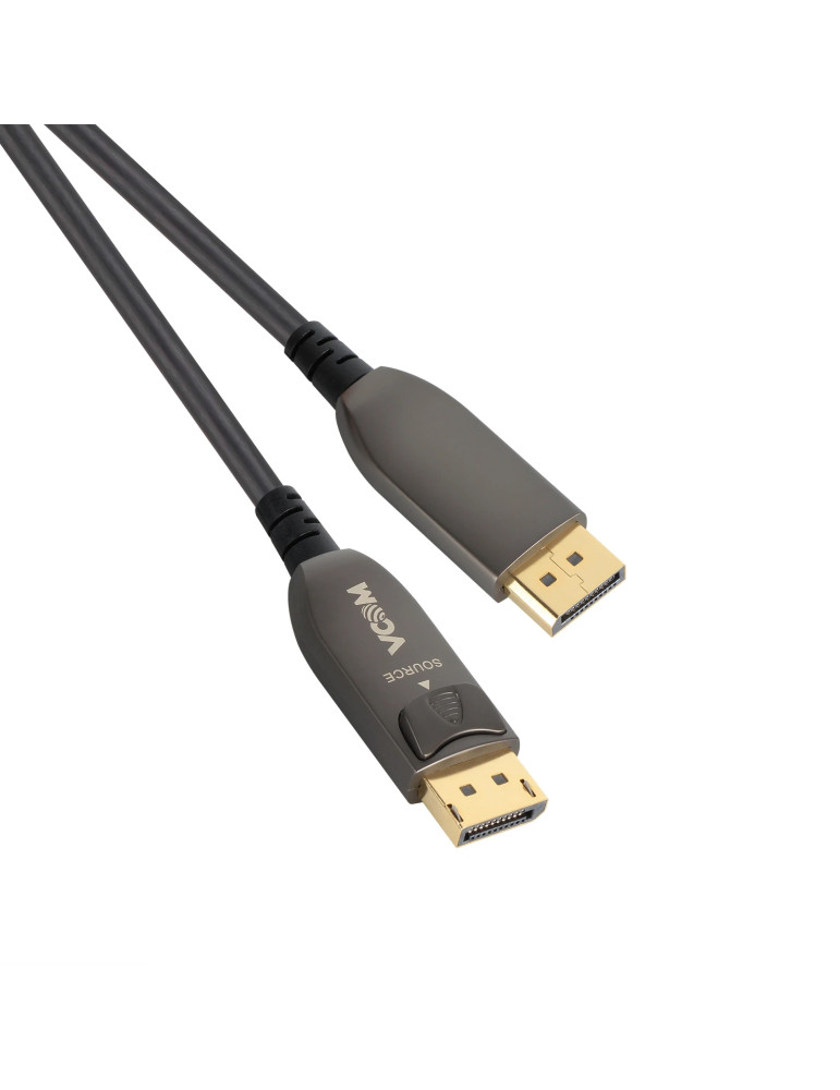 Активен оптичен кабел Vcom Active Optical Cable DisplayPort V1.4 M/M 15m - D3751-15.0m