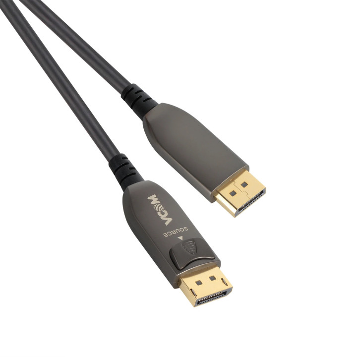 Активен оптичен кабел Vcom Active Optical Cable DisplayPort V1.4 M/M 15m - D3751-15.0m