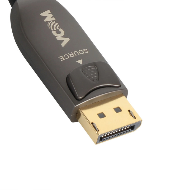 Активен оптичен кабел Vcom Active Optical Cable DisplayPort V1.4 M/M 15m - D3751-15.0m
