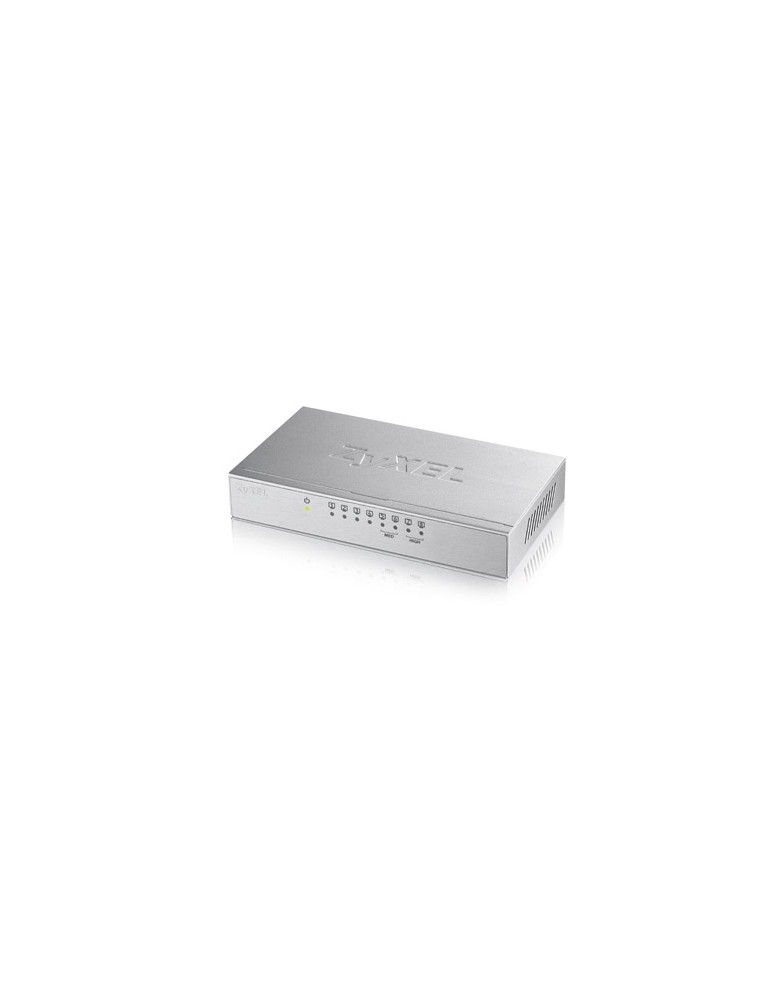 Комутатор ZyXEL GS-108B v3, 8-port 10/100/1000Mbps Gigabit Ethernet switch, desktop, metal housing - GS-108BV3-EU0101F