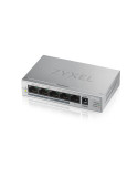 Комутатор ZyXEL GS1005-HP, 5 Port Gigabit PoE  unmanaged desktop Switch, 4 x PoE, 60 Watt - GS1005HP-EU0101F
