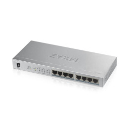 Комутатор ZyXEL GS1008-HP, 8 Port Gigabit PoE  unmanaged desktop Switch, 8 x PoE, 60 Watt - GS1008HP-EU0101F