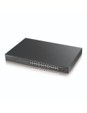 Комутатор ZyXEL GS1900-24HP v2, 24-port GbE L2 PoE Smart Switch, rackmount, 170 Watt - GS190024HPV2-EU0101F