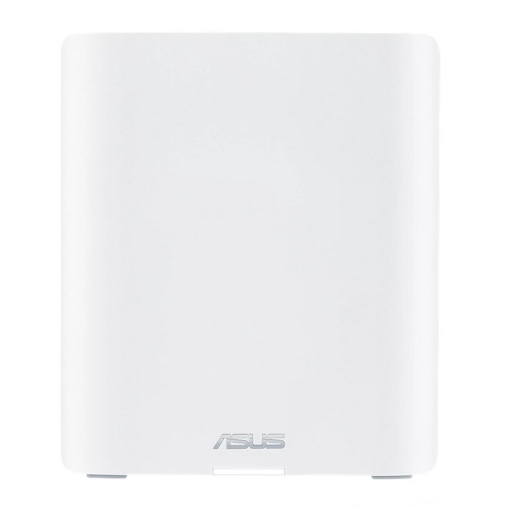 Меш система Asus Mesh WiFi system, ZenWiFi BT8 1PK, BE14000, Tri-Band, coverage up to 280m2, Tri-Core 1.8GHz CPU, 128MB/1GB Flash/RAM, 2.5G dual-port, AiMesh, White - 90IG0930-MO3B00