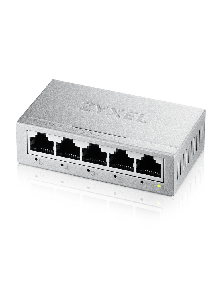 Комутатор ZyXEL GS-105B v5, 5-Port MINI Desktop Gigabit Ethernet Switch - GS-105BV5-EU0101F