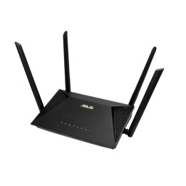 Рутер Asus Wireless Router, RT-AX1800U, AX1800, Dual-Band, Dual-Core 880MHz CPU, 128MB/256MB, Gigabit, AiProtection Classic, AiMesh, Black - 90IG06P0-MO3520