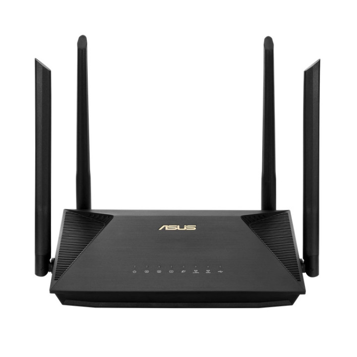 Рутер Asus Wireless Router, RT-AX1800U, AX1800, Dual-Band, Dual-Core 880MHz CPU, 128MB/256MB, Gigabit, AiProtection Classic, AiMesh, Black - 90IG06P0-MO3520