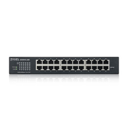 Комутатор ZyXEL GS1915-24E, 24-port GbE Smart hybrid mode Switch, standalone or NebulaFlex Cloud, rackmount, fanless - GS1915-24E-EU0101F