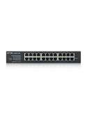 Комутатор ZyXEL GS1915-24E, 24-port GbE Smart hybrid mode Switch, standalone or NebulaFlex Cloud, rackmount, fanless - GS1915-24E-EU0101F