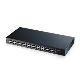Комутатор ZyXEL GS1900-48 v2, 48-port GbE L2 Smart Switch, rackmount - GS1900-48-EU0102F