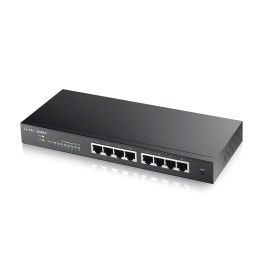 Комутатор ZyXEL GS1900-8 v2, 8 port GbE L2 smart switch, desktop, fanless - GS1900-8-EU0102F