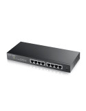 Комутатор ZyXEL GS1900-8 v2, 8 port GbE L2 smart switch, desktop, fanless - GS1900-8-EU0102F