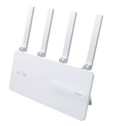 Рутер Asus Business Router & Access Point ExpertWiFi EBR63, AX3000, Dual-Band, Quad-Core 1.7GHz CPU, 256MB/512MB Flash/RAM, Gigabit, White - 90IG0870-MO3C00