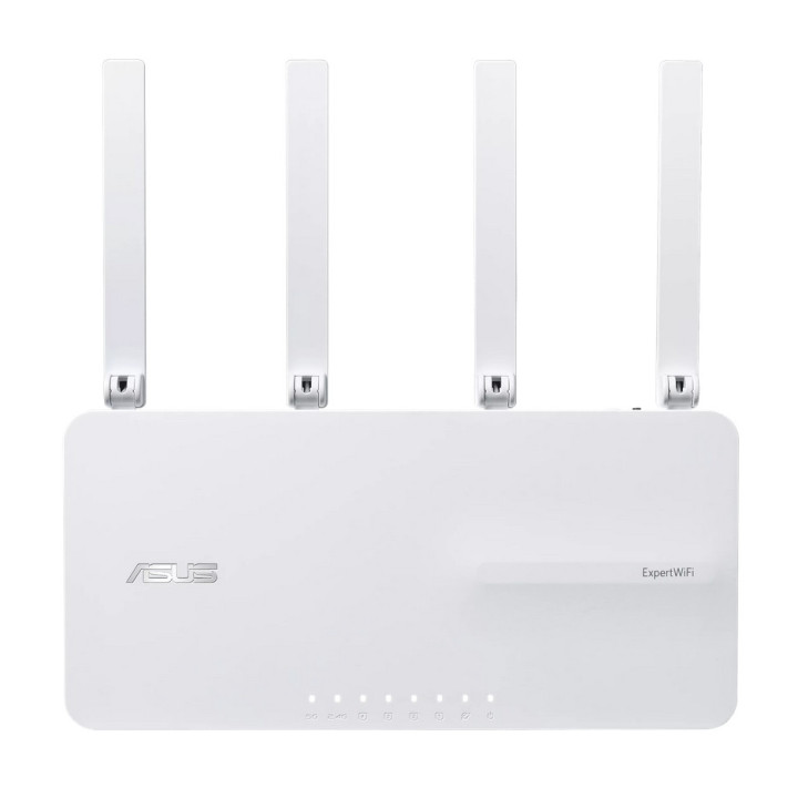 Рутер Asus Business Router & Access Point ExpertWiFi EBR63, AX3000, Dual-Band, Quad-Core 1.7GHz CPU, 256MB/512MB Flash/RAM, Gigabit, White - 90IG0870-MO3C00