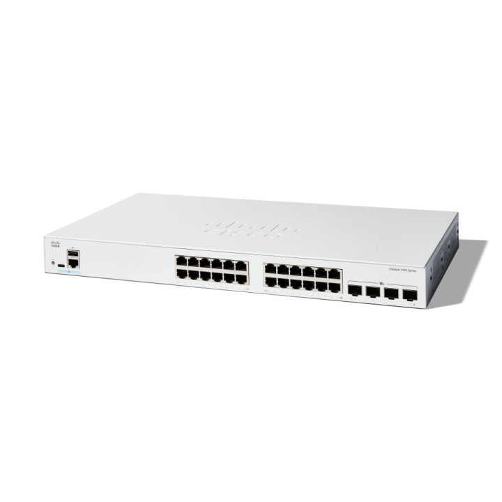 Комутатор Cisco Catalyst 1200 24-port GE, 4x10G SFP  - C1200-24T-4X