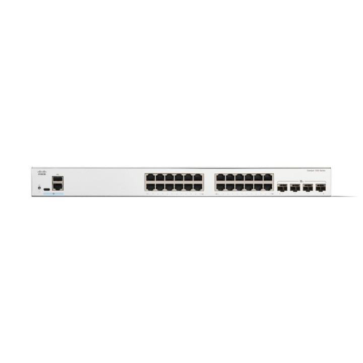 Комутатор Cisco Catalyst 1200 24-port GE, 4x10G SFP  - C1200-24T-4X