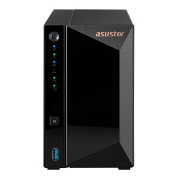 Мрежови сториджи Asustor AS3302T_V2, 2 bay NAS, Realtek RTD1619B, Quad-Core, 1.7GHz (not ex.), 2.5GbE x1, USB3.2 Gen1 x3, WOW (Wake on WAN)