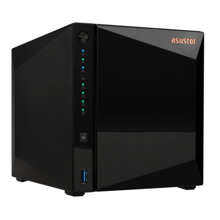 Мрежови сториджи Asustor AS3304T_V2, 4 bay NAS, Realtek RTD1619B, Quad-Core, 1.7GHz, 2GB DDR4 (not ex.), 2.5GbE x1, USB3.2 Gen1 x3