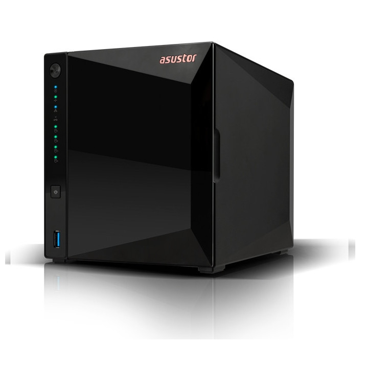 Мрежови сториджи Asustor AS3304T_V2, 4 bay NAS, Realtek RTD1619B, Quad-Core, 1.7GHz, 2GB DDR4 (not ex.), 2.5GbE x1, USB3.2 Gen1 x3