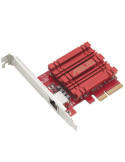 Адаптер Asus PCIe Adapter, XG-C100C V3, 10GBase-T PCIe Ethernet Fiber Network Adapter, backward compatible with 5/2.5/1 Gbps and 100Mbps; RJ45 port and built-in QoS - 90IG08B0-MO0B00