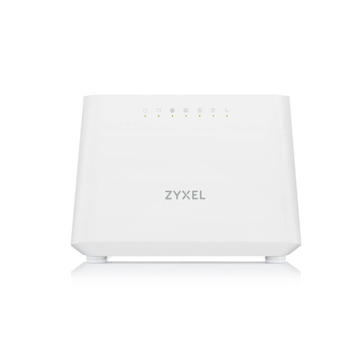 Рутер ZyXEL WiFi 6 AX1800 VDSL2 IAD 5-port Super Vectoring Gateway (upto 35B) and USB with Easy Mesh Support - DX3301-T0-EU01V1F