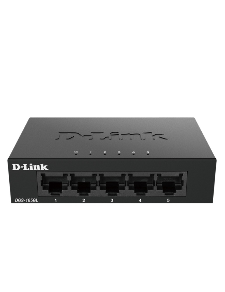 Комутатор D-Link 5-Port Gigabit Ethernet Metal Housing Unmanaged Switch - DGS-105GL