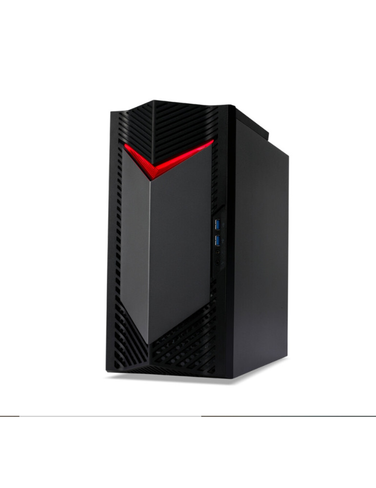 Геймърски компютър Acer Nitro N50-130, AMD Ryzen 5 7600, NVIDIA GeForce RTX 4060 8GB GDDR6, 32GB DDR5 RAM, 1TB SSD, GLAN, Wi-Fi AX/6E 5.0, No OS - DG.E3QEX.006