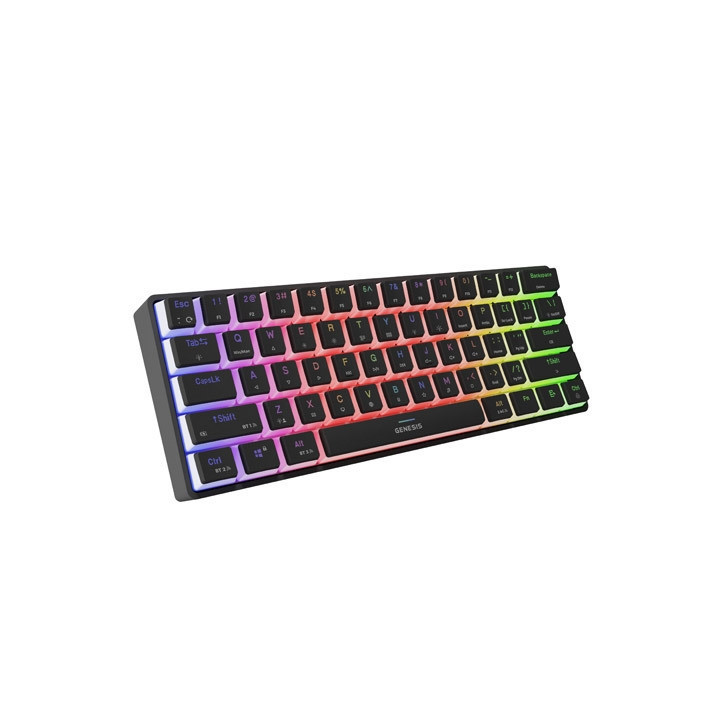 Безжична механична геймърска клавиатура Genesis Thor 660 G2 Wireless RGB Backlight BLACK GATERON RED - NKG-1916