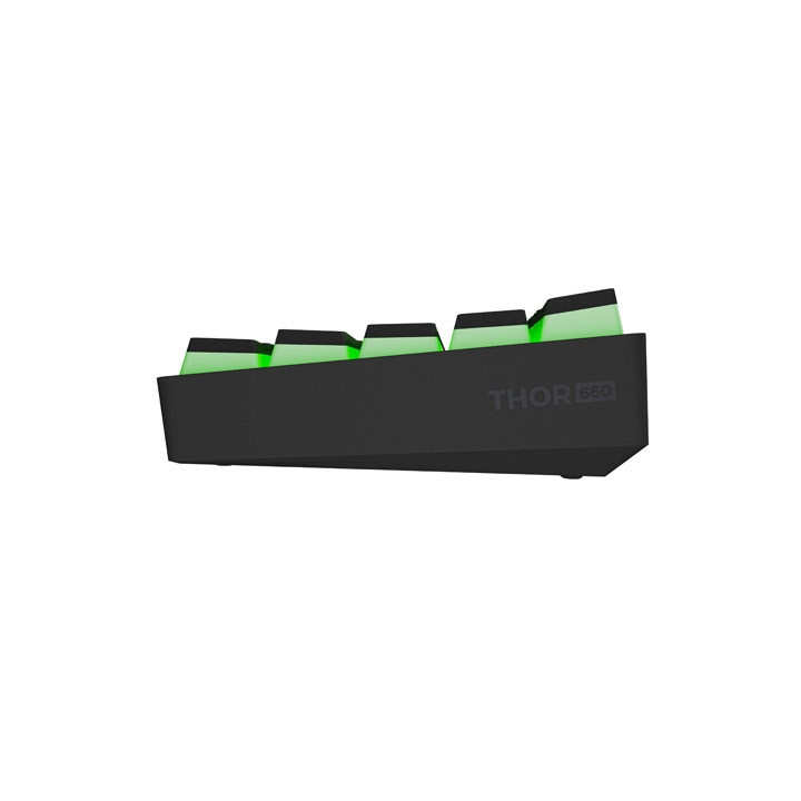 Безжична механична геймърска клавиатура Genesis Thor 660 G2 Wireless RGB Backlight BLACK GATERON RED - NKG-1916