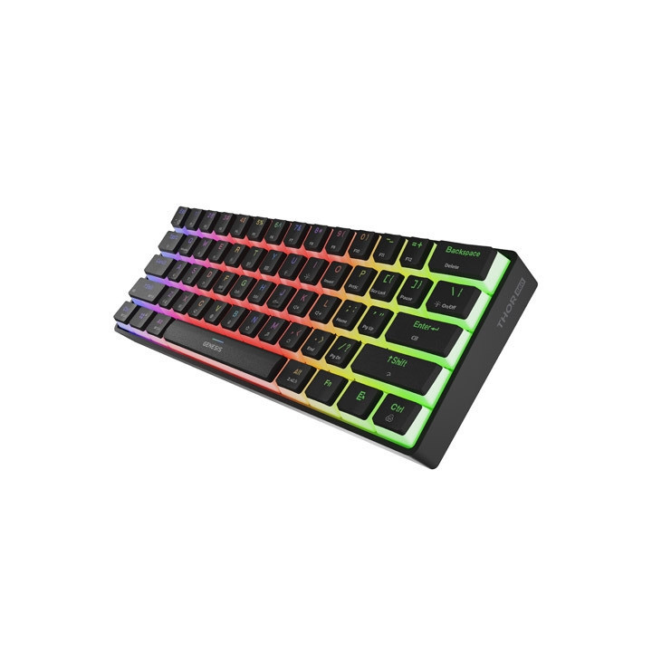 Безжична механична геймърска клавиатура Genesis Thor 660 G2 Wireless RGB Backlight BLACK GATERON BROWN - NKG-2196