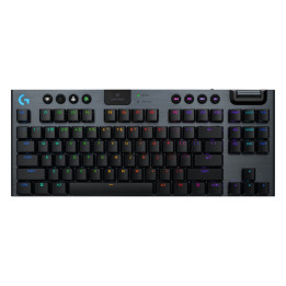 Безжична геймърска клавиатура Logitech G915 X LIGHTSPEED TKL Low-Profile, BLACK, US INT`L, EMEA28i-935 - 920-012757