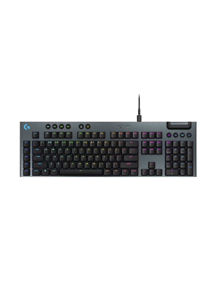 Механична геймърска клавиатура Logitech G915 X Low Profile, BLACK, US INT`L, EMEA28i-935 - 920-012942