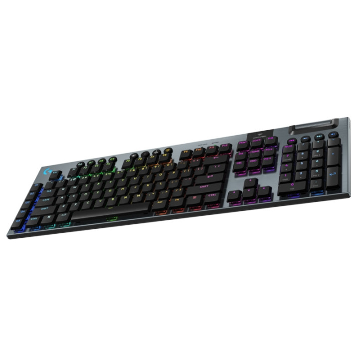 Безжична механична геймърска клавиатура Logitech G915 X LIGHTSPEED, BLACK, US INT'L, EMEA28i-935 - 920-012676